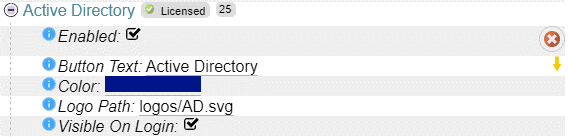General Provider Settings Menu